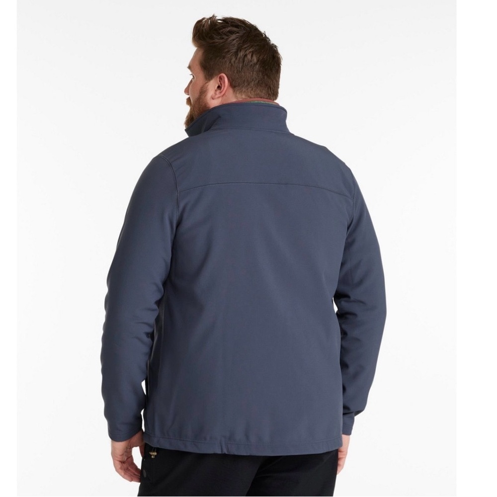 L.L. Bean Men's Carbon Navy Windproof Softshell Jacket XLT - Picture 2 of 8